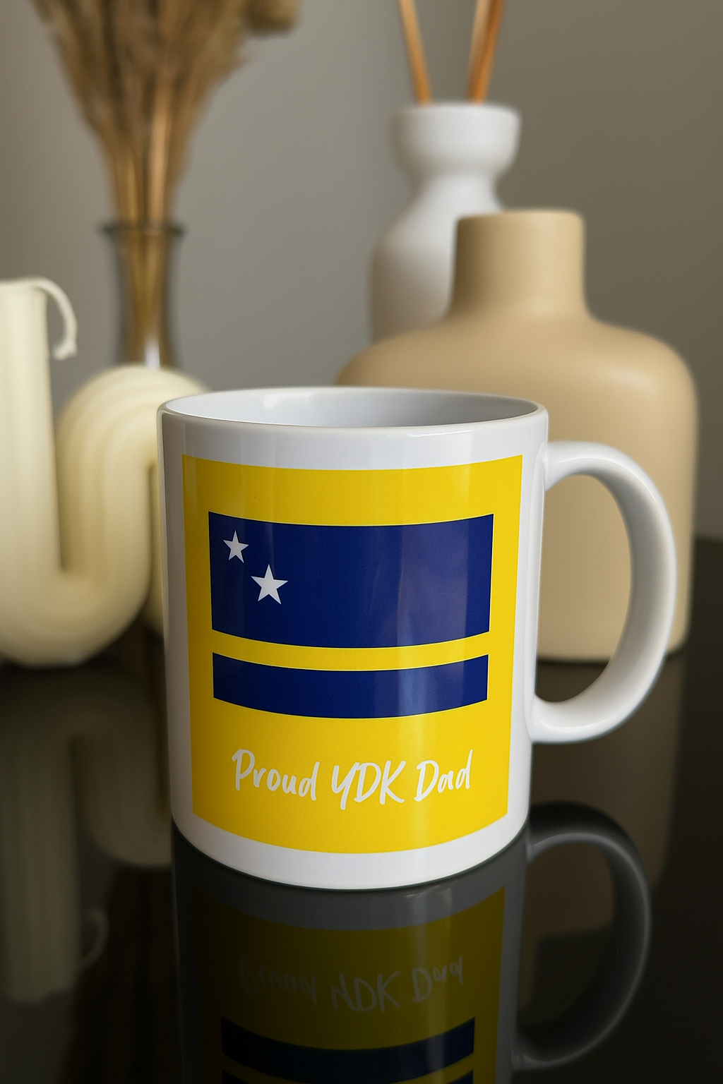 Mok met Curaçao vlag | Met eigen tekst optie