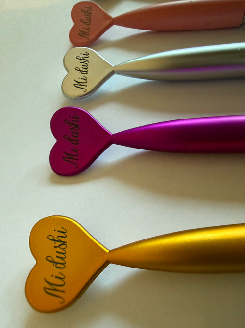 Hartvormige Pen met Tekst “Mi dushi”