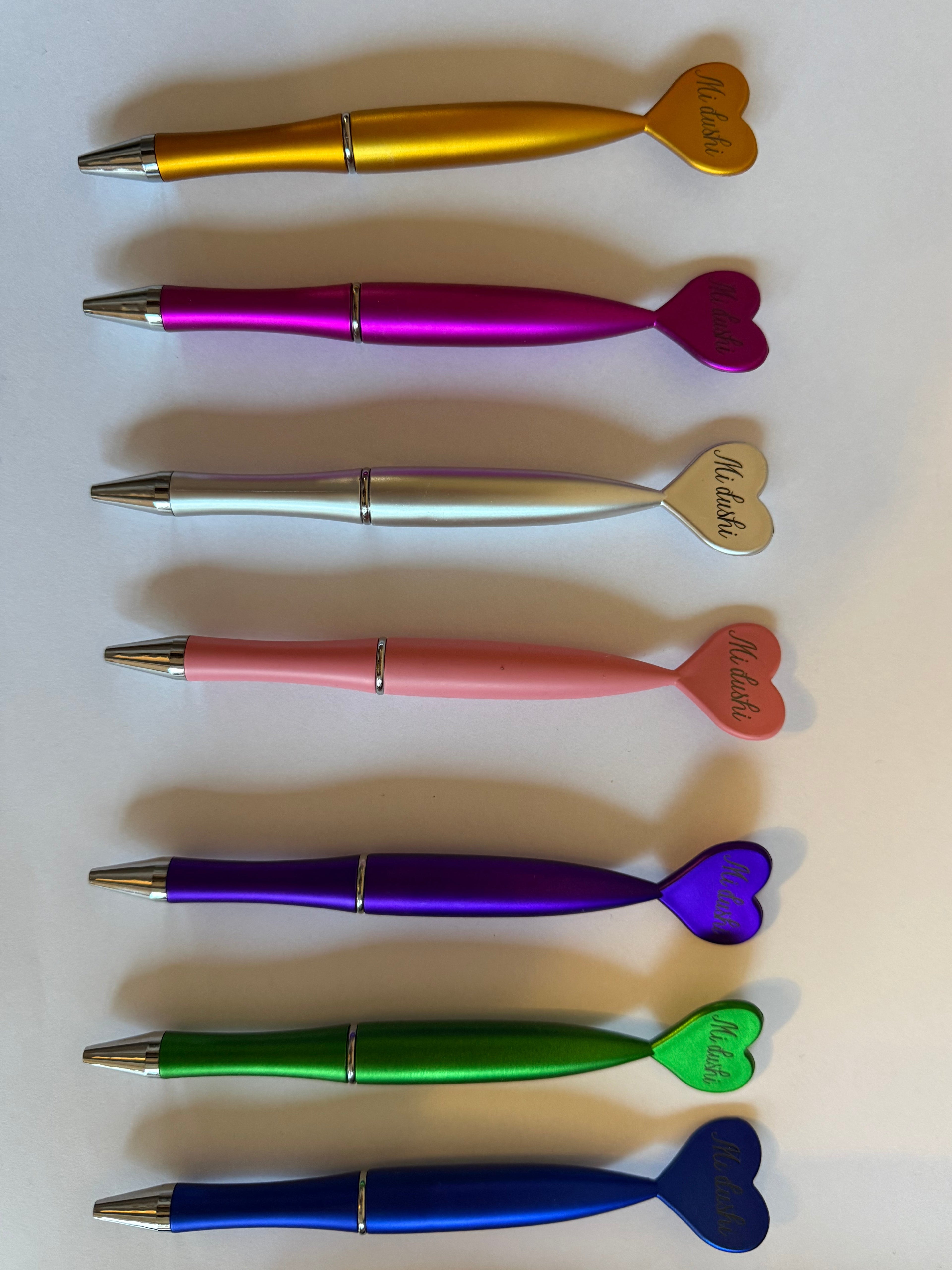 Hartvormige Pen met Tekst “Mi dushi”