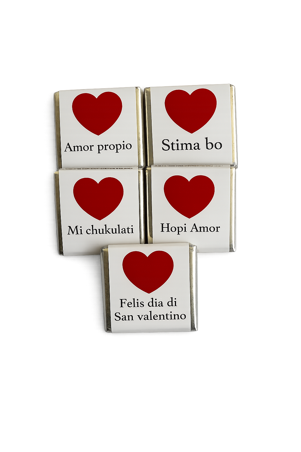 Gepersonaliseerde mini chocolade
