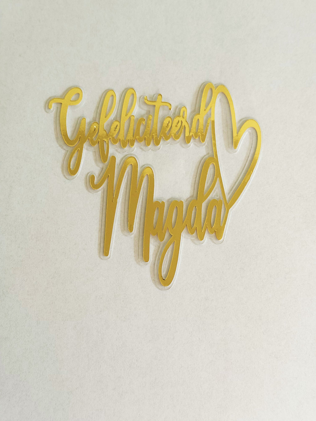 Taarttopper set naam en cijfers