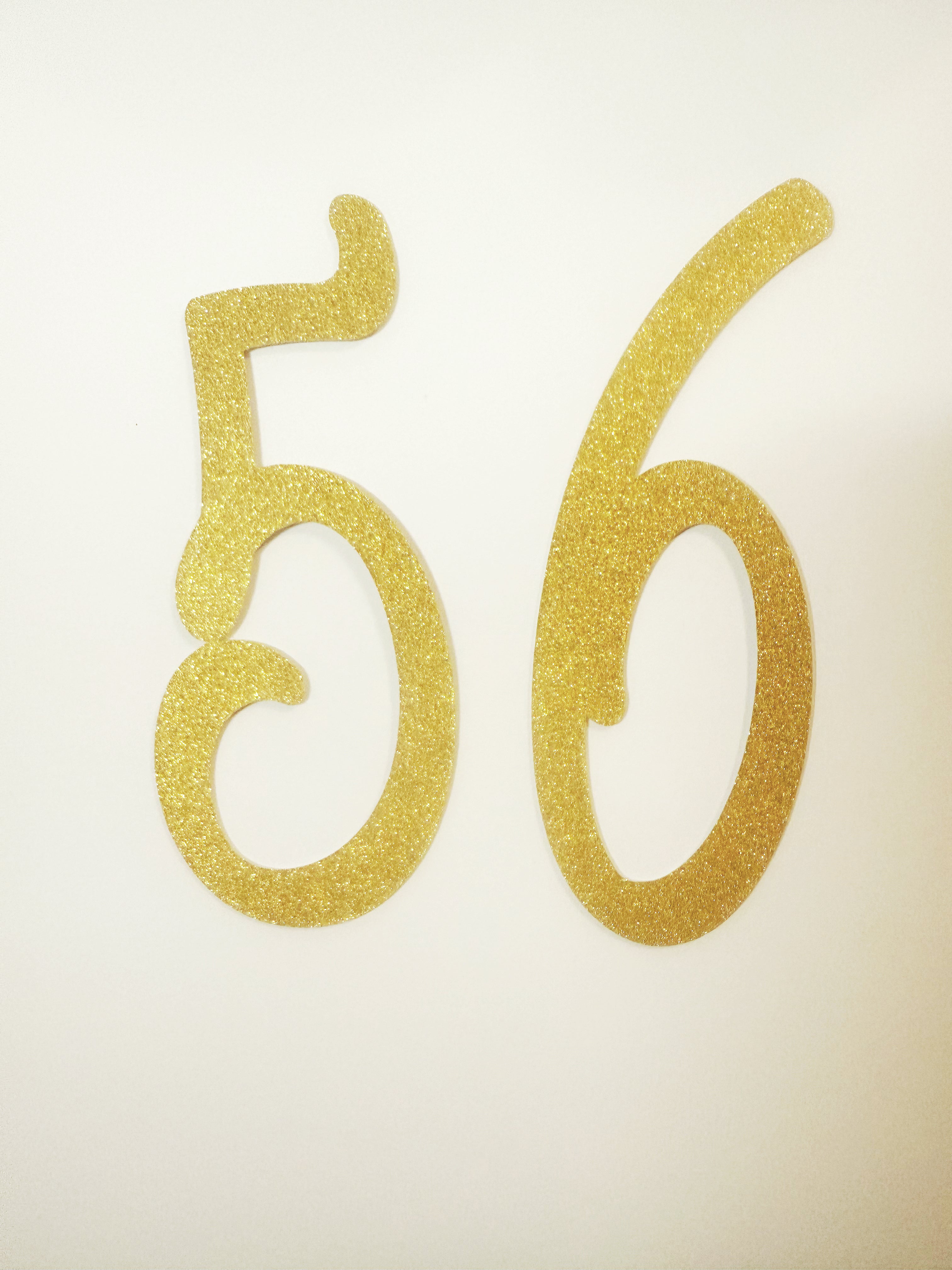 Taarttopper set naam en cijfers