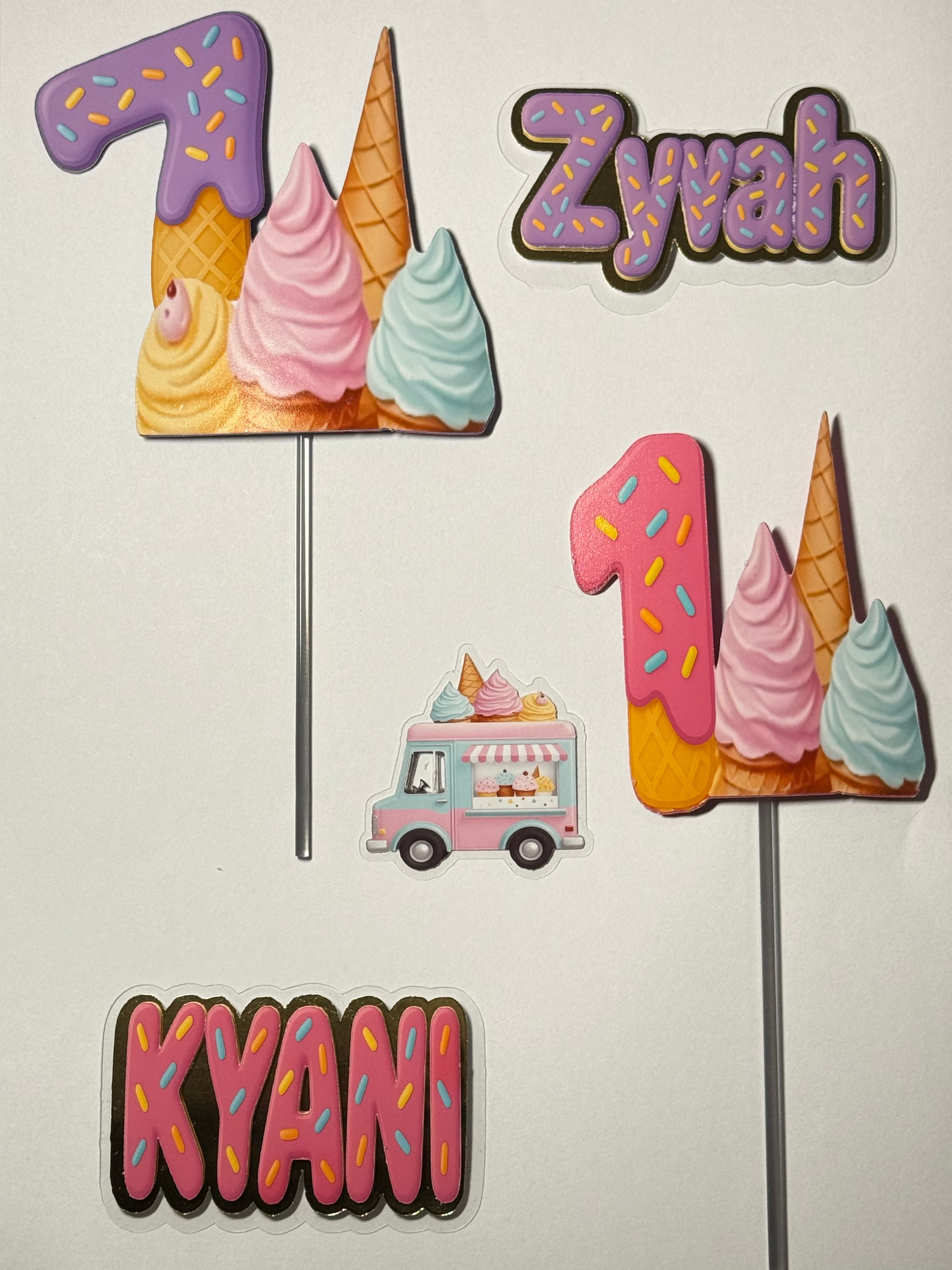 Taartdecoratie | Capybara en ijscream