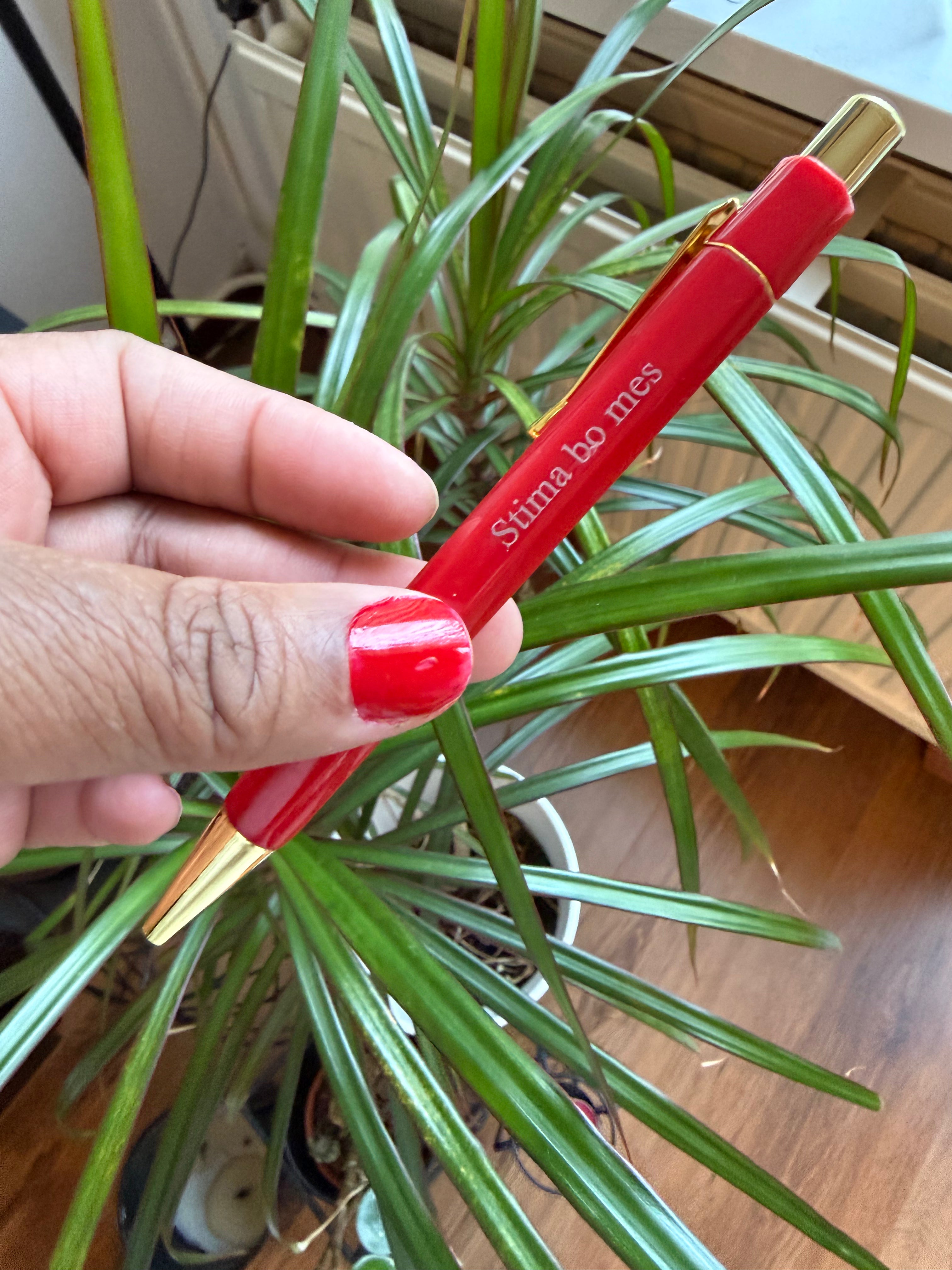 Gepersonaliseerde pen | Liefdevolle Tekst in het papiaments |