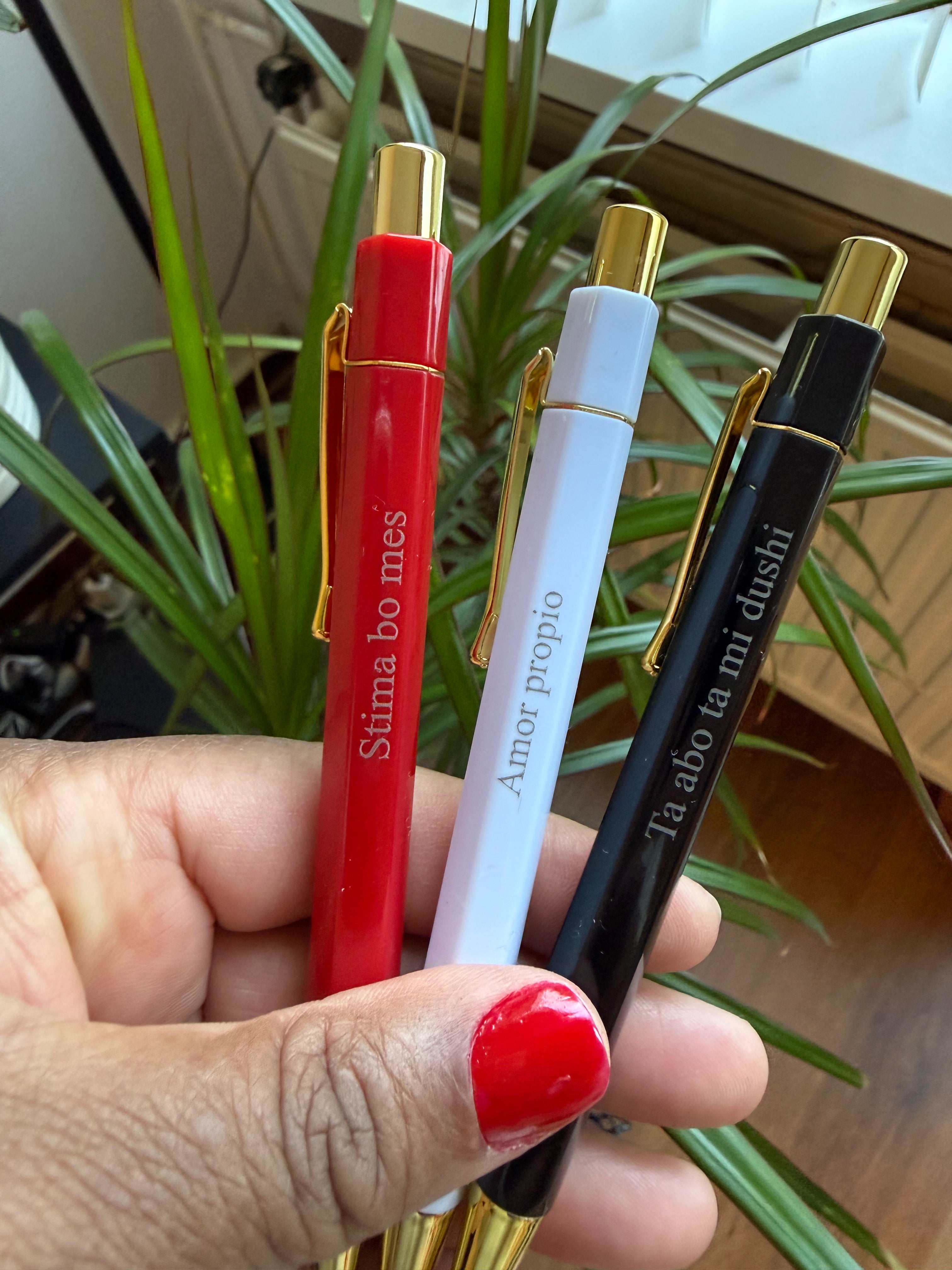 Gepersonaliseerde pen | Liefdevolle Tekst in het papiaments |